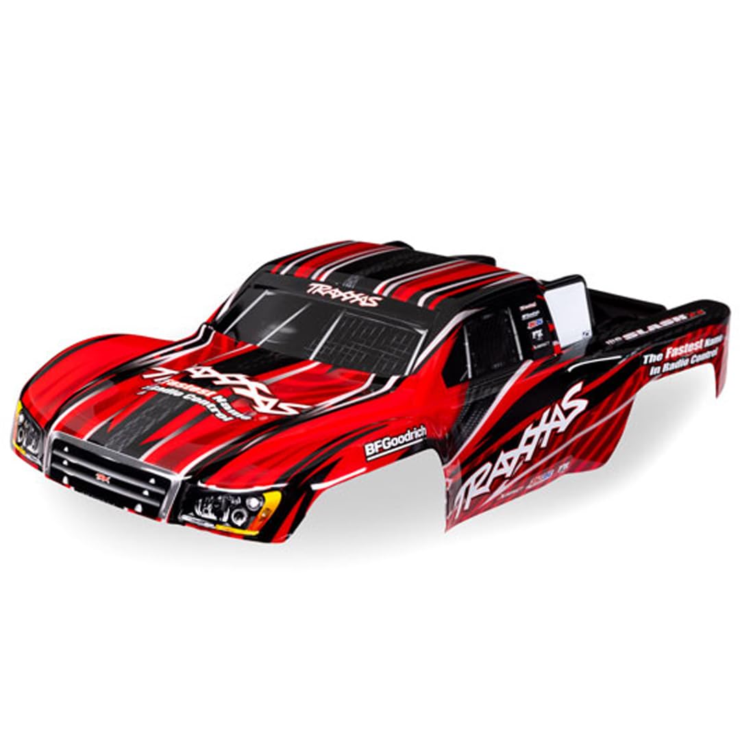 トラクサス　スラッシュ　ランページボディ(^^) Amazon.com: Traxxas Body 1/16 Slash 4X4 RED : Toys & Games